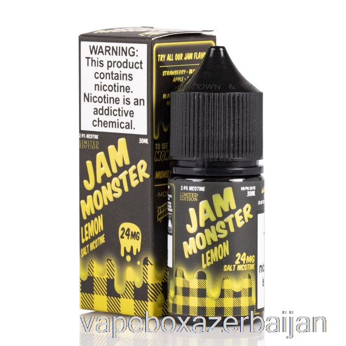 Vape Smoke Lemon - Jam Monster Salts - 30mL 48mg